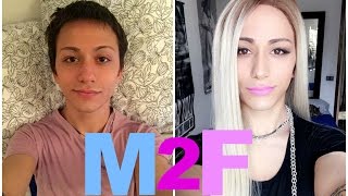 Male to Female  Makeup Transformation [upl. by Olson]