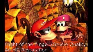 Donkey Kong Country 2  Flight of the Zinger Restored Extended [upl. by Johppah]