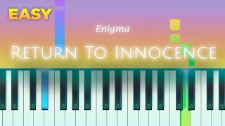 Enigma  Return To Innocence  EASY Piano TUTORIAL by Piano Fun Play [upl. by Ligetti]