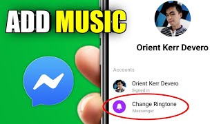 How to Apply a CUSTOM Ringtone amp Notification Sound on Messenger 2025 [upl. by Anertak579]