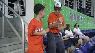 Jonathan the dancing Marlins fan talks moves [upl. by Orville]