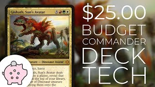 Gishath Suns Avatar  EDH Budget Deck Tech 25  Tribal  Magic the Gathering  Commander [upl. by Ennairrac]