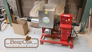 Briquetting Machine Sawdust Ph Briquette Press Review [upl. by Oicaro955]