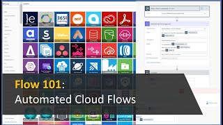 Flow 101 Making an Automated Cloud Flow in Power Automate [upl. by Htiduj]