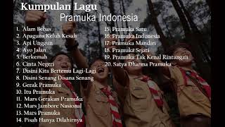 LAGU ANAKANAK PRAMUKA LENGKAP KUMPULAN LAGU PRAMUKA [upl. by Athenian]