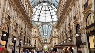 Galleria Vittorio Emanuele II MILAN Cathedral History [upl. by Onavlis]