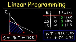 Linear Programming [upl. by Assenej506]