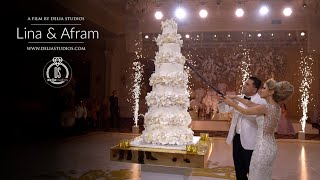 Lina amp Afram  Wedding Highlights  The Legacy Castle Pompton Plains NJ [upl. by Enibas]