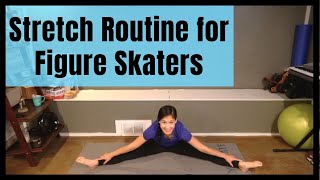 OffIce Stretching Routine for Figure Skaters [upl. by Hodges]