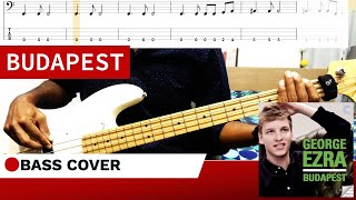 Budapest  George Ezra BASS COVER  TABS [upl. by Batory774]