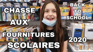 CHASSE AUX FOURNITURES SCOLAIRE 2020  BACK TO SCHOOL  1 [upl. by Bambi857]