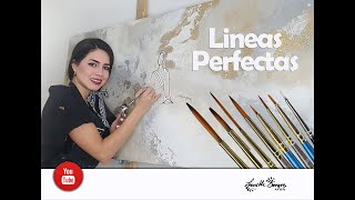 Tutorial  Delineado con pincel Linner ¡Líneas Perfectas [upl. by Oile190]