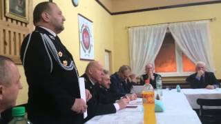 Zachowanie burmistrza na zebraniu sprawozdawczym w OSP Przedbórz [upl. by Imoin694]