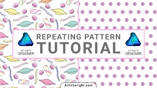 Affinity Designer Repeating Pattern Tutorial [upl. by Orlov]