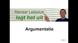 Argumentatie  begrippen [upl. by Nolly]