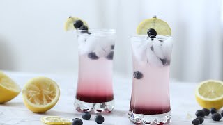 Blueberry vodka lemonade cocktail [upl. by Benia]