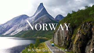 Norway 4K  Scenic Relaxation Film with Calming Music [upl. by Buehler664]