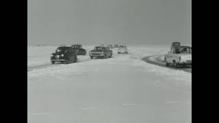 Winter van 1963 Met de auto van Stavoren naar Enkhuizen [upl. by Rauch]