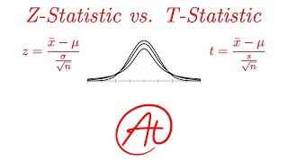 ZStatistics vs TStatistics EXPLAINED in 4 Minutes [upl. by Garson126]