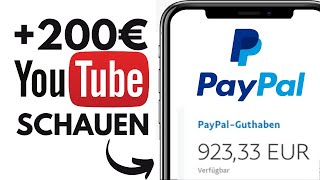 Verdiene 200€Tag durch Youtube Videos anschauen Online Geld verdienen [upl. by Anidene789]