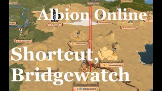 Albion Online  Caerleon to Bridgewatch fast almost safely [upl. by Rayle]