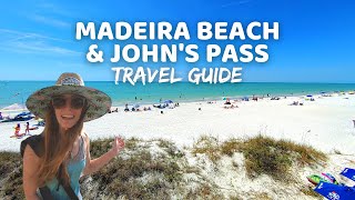 Best Florida Beaches  MADEIRA BEACH  Madeira Beach amp Johns Pass Village amp Boardwalk Travel Guide [upl. by Acinyt]