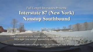 Interstate 87 NY Southbound 4K60 [upl. by Eedyah]