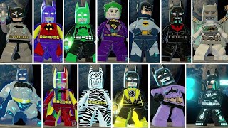 All Batman Characters amp Suits in LEGO Batman 3 [upl. by Nnylsoj]