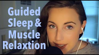 ASMR Close Whisper Guided Sleep  Muscle Relaxation with countdown [upl. by Ronnica]