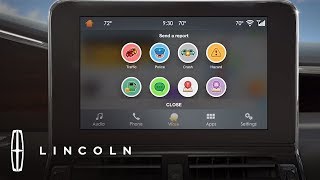 SYNC®3 and Waze  HowTo  Lincoln [upl. by Otter305]