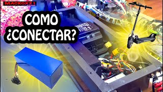 COMO PONER BATERIA EXTRA EN PATINETE ELECTRICO [upl. by Nel]