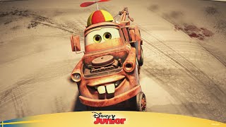 Bilar När Bärgarn var en monstertruckbrottare  Disney Junior Sverige [upl. by Hpsoj]