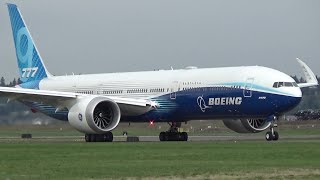 Boeing 777X7779 N779XW Takeoffs and Landings at Portland Airport PDX [upl. by Pontias617]