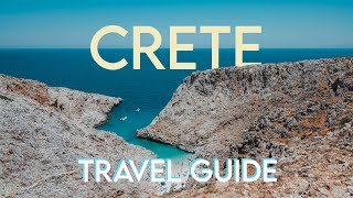 HOW TO TRAVEL CRETE  Best Beaches And Places  GREECE TRAVEL GUIDE [upl. by Kawai]