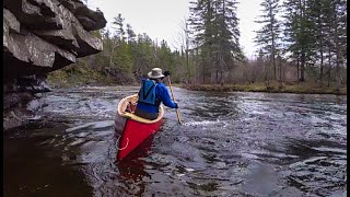 River Canoe Trip  Learning Moving Water Techniques  Wish Wed done it Sooner [upl. by Rapp53]