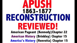 APUSH American Pageant Chapter 22 Review [upl. by Nileuqaj436]