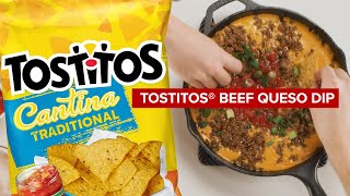 Snackd Tostitos Beef Queso Dip [upl. by Arlynne]