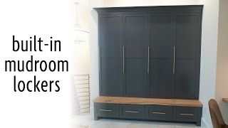 DIY BuiltIn Mudroom Lockers [upl. by Haleemak604]