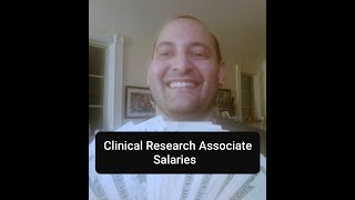 Clinical Research Associate CRA Salaries [upl. by Nelson]