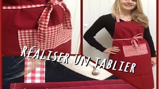 COUTURE Tablier de cuisine [upl. by Alekim]