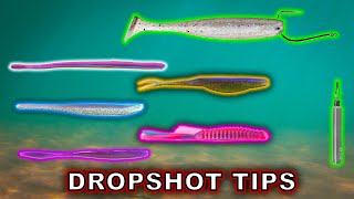 Dropshot Fishing For Bass  Beginner To Advanced Tricks [upl. by Nmutua917]