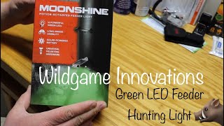 Wildgame Innovations Moonshine Feeder Light  Unboxing amp Review [upl. by Ecneitap]