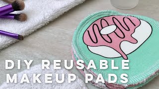 Make your own DIY Reusable Makeup Remover Pads Learn how to make these eco friendly face wipes [upl. by Nawiat]