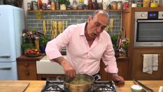 Gennaro Contaldo demonstrates how to cook pasta quotal dentequot [upl. by Jacqueline]