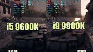 i5 9600k vs i9 9900k  Gaming performance test [upl. by Ylam244]