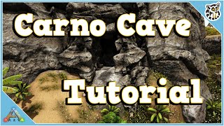 Carno Island Cave Tutorial  Artifact of the Devourer  Ark Survival Evolved [upl. by Asile779]