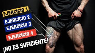 La RUTINA PERFECTA para PIERNAS Sets y Repeticiones Incluidas [upl. by Nnyre]