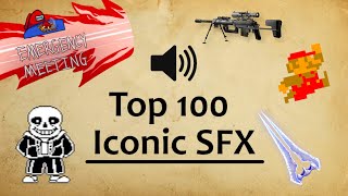 100 Most Iconic Video Game Sound Effects 19802019 [upl. by Alliuqaj]