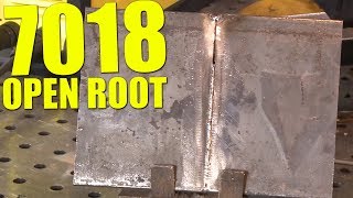 🔥 7018 Open Root Weld [upl. by Sldney]