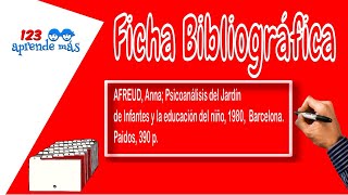 Ficha Bibliográfica para niños [upl. by Earvin]